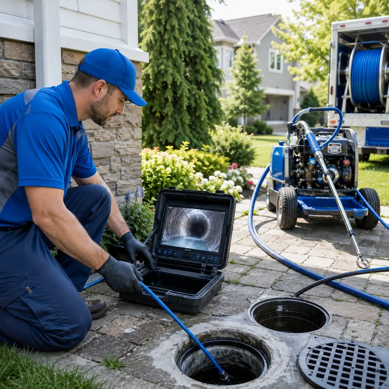 Outdoor drain cleaning professionals serving Prentice, WI